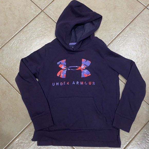 Under Armour Other - Girls under armour pullover hoodie sweatshirt Sz L